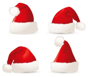Free-Red-Christmas-Santa-Hats